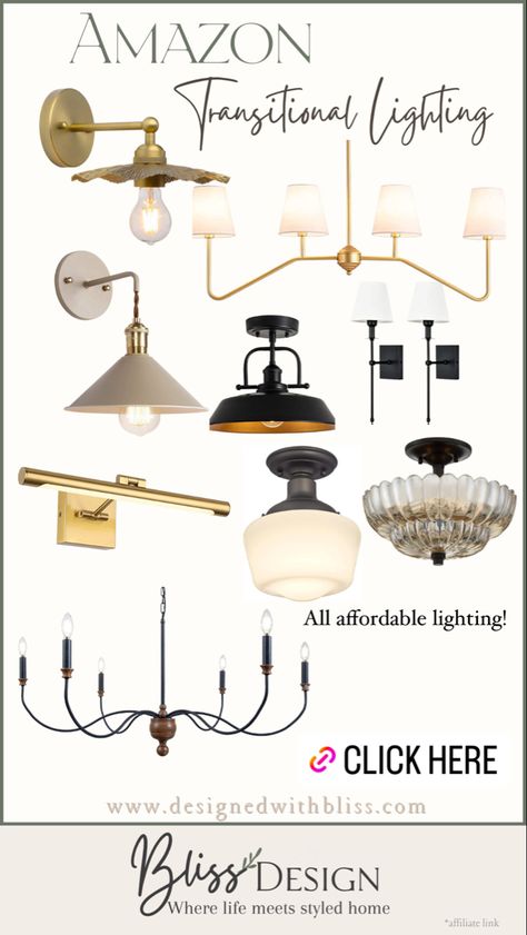 Affordable Amazon Lighting! Lighting, affordable, lights, Amazon, decor, transitional lighting, kitchen, living room, bathroom, entryway Coordinating Kitchen Lighting, Over The Sink Lighting, Transitional Kitchen Lighting, Lighting Combinations, Amazon Lighting, Kitchen Nook Lighting, Coordinating Light Fixtures, Small Condo Kitchen, Farmhouse Reno