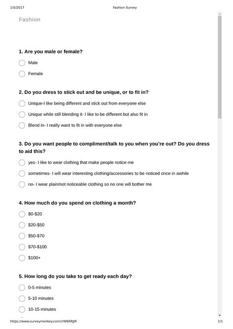 Sample Survey Questionnaire, Survey Questionnaire Design, Fashion Stylist Questionnaire, Personal Stylist Questionnaire, Bridesmaid Survey Questions, Fashion Design Classroom, Fashion Questionnaire, Questionnaire Sample, Questionnaire Design