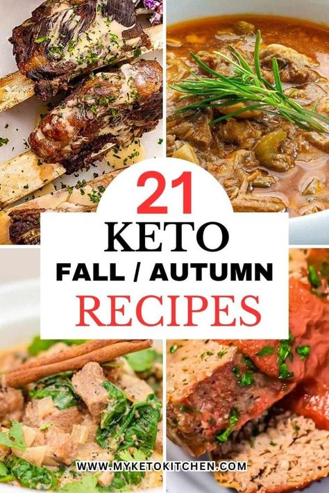 Easy Keto Fall Recipes, Low Carb Autumn Dinner Recipes, Fall Dinner Keto, Low Carb Comfort Meals, Keto Dinner Party Recipes, Fall Dinner Ideas Keto, Keto Comfort Food Dinners, Fall Dinner Ideas Low Carb, Fall Low Carb Recipes Dinner