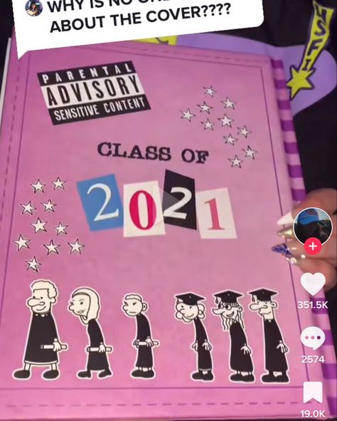 Year Books Ideas, Yearbook Club Aesthetic, Cute Yearbook Signing Ideas, Yearbooks Ideas Themes, Homemade Yearbook, Year Book Ideas Creative, Yearbook Opening Page Ideas, Themes For Yearbook, Burn Book Yearbook Theme