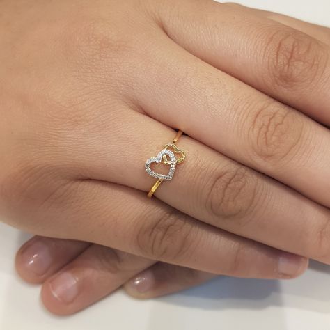 We put our hearts and souls into creating jewelry that will resonate with your spirit. Beautiful jewelry enhances the beauty of your soul. Add a touch of luxury to your life with our exquisite gold jewellery collection. Because you are worth it! 💛 Beautiful 14k Gold & diamond ring with GIA certified diamonds❤️ To order, DM us on Instagram or WhatsApp at 7339756707. Payment modes - Bank transfer, Paypal, Paytm, GPay, UPI, Cards, COD #instalike #instagram #reels#jewellery #jewellerylover ... Simple Rings Gold, Simple Ring Design, Latest Ring Designs, Latest Gold Ring Designs, Gold Jewellery Collection, Cafe Pictures, Diwali Pictures, Bff Birthday Gift, Gold Earrings Models