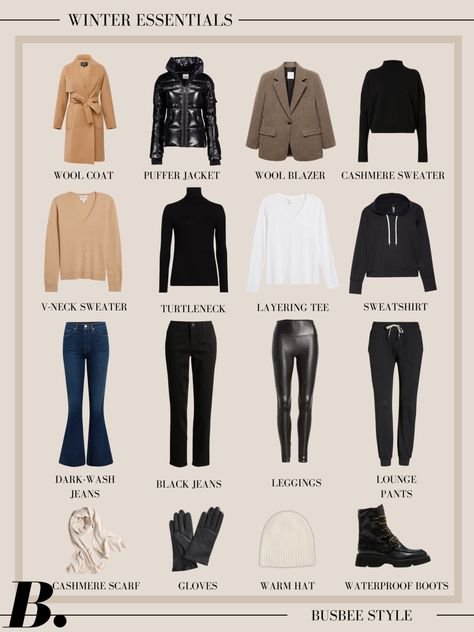 Winter Essentials List for women Cold Weather Travel Outfit, Cold Weather Outfits Casual, Winter Essentials Clothes, Winter Fashion Cold, Cold Weather Outfits Winter, Coat Waterproof, Best Winter Coats, Cold Weather Outfit, Winter Capsule