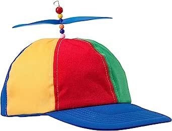 Propeller Hat, Fancy Dress Patterns, Funny Secret Santa Gifts, Silly Hats, Novelty Hats, Colorful Hat, Funny Hats, Clown Costume, Costume Hats