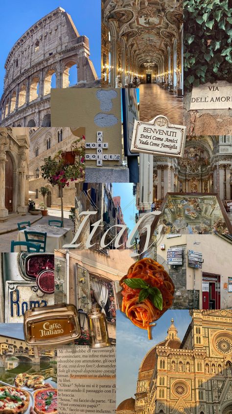 Italian Background Aesthetic, Europe Summer Wallpaper, Europe Mood Board, Travel The World Vision Board, Travel Collage Aesthetic, Italian Wallpaper Aesthetic, Travel Wallpaper Travel Wallpaper Aesthetic, Around The World Aesthetic, Italy Wallpaper Iphone