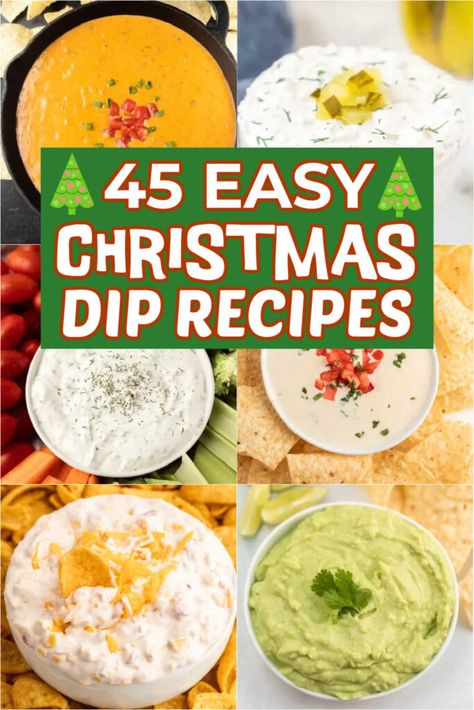 We’ve rounded up some of the best Christmas dip recipes you have to try! They are simple to make and are the perfect appetizers. We’ve rounded up some of the best Christmas dip recipes you have to try! #christmasonadime #christmasdips #dipsforchristmas Christmas Party Chips And Dip, Easy Dips For Christmas Party, Christmas Chip And Dip Ideas, Cold Chip Dip Recipes Easy, Dips And Appetizers For Christmas, Christmas Veggie Dip, Dips That Go Good With Crackers, Christmas Dips For Parties Sweet, Xmas Dips Holiday Appetizers