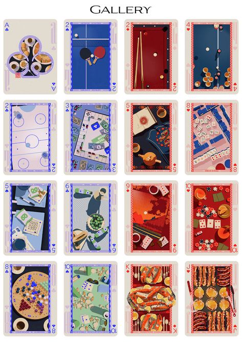 Custom Cards Design, Playing Deck Cards, Playing Card Design Illustration, History Illustration Design, Cute Playing Cards Design, Playing Card Illustration Design, Cool Card Decks, Collectible Cards Design, Deck Of Cards Illustration