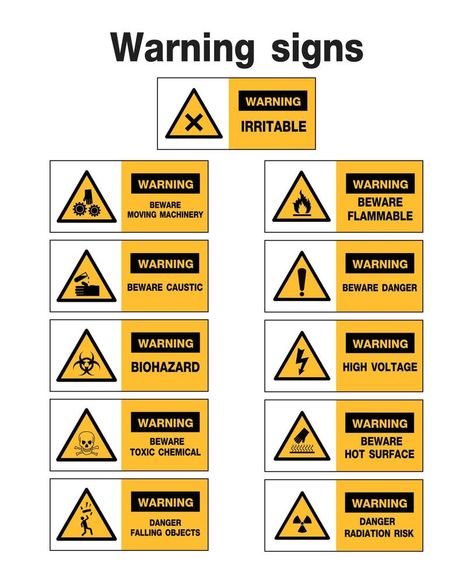 warning sign, construction symbols, vector design Warning Signs Design, Plumbing Symbols, Construction Symbols, Permit Test, Dairy Free Breastfeeding, Interior Industrial, Vector Symbols, When To Plant Vegetables, Falling Objects