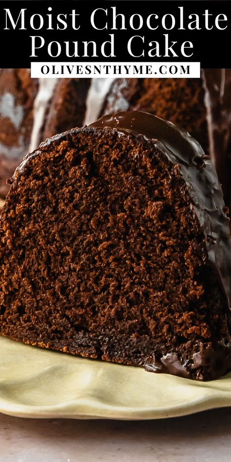 Brownie Cake Recipe, Chocolate Chip Pound Cake, Chocolate Brownie Cake, Chocolate Bundt, Chocolate Pound Cake, Chocolate Bundt Cake, Moist Chocolate Cake, Bundt Cakes Recipes, Bundt Pan