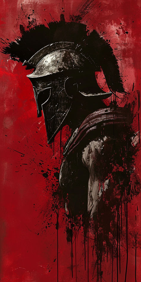 Dp Wallpaper, Warrior Concept Art, Samurai Wallpaper, Warriors Wallpaper, Spartan Helmet, Spartan Warrior, Cool Anime Backgrounds, Japon Illustration, Art Gallery Wallpaper