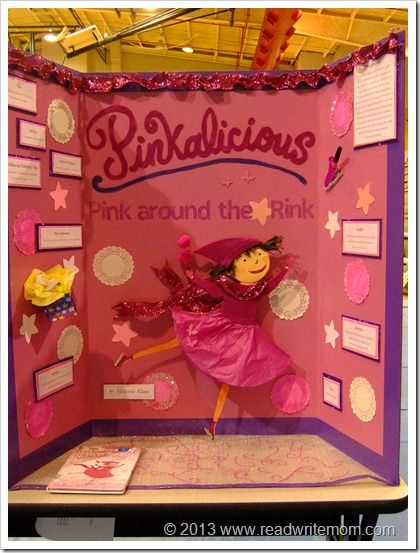 Pinkalicious reading fair project board Reading Fair Projects, Science Fair Projects Boards, Reading Fair, Family Literacy, Reading Projects, Elementary Library, 4th Grade Reading, Fair Projects, Project Board