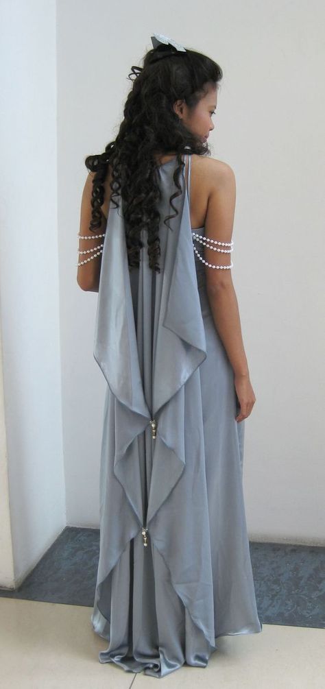 Padme Amidala Blue Dress, Star Wars Inspired Prom Dress, Princess Padme Outfits, Padme Blue Nightgown, Padme Amidala Inspired Wedding Dress, Padme Black Dress Costume, Padme Naboo Dress, Padme Dress Gowns, Padme Amidala Nightgown