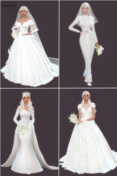 SHESIMS Feralpoodles Sims 4, Sims 4 Cc Wedding Heels, Sims 4 Wedding Clutter, Sims 4 Cc Wedding Mods, Sims 4 Vail Cc, Sims 3 Wedding Dress, Sim4 Wedding Dress, Sims 4 Mods Wedding Dress, Sims4 Wedding Veil