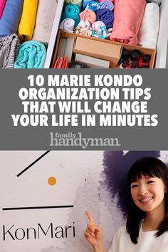 10 Organizing Tips from Marie Kondo That Will Change Your Life in Minutes Pretty Organization Ideas, Konmari Method Organizing, Konmari Organizing, Marie Kondo Organizing, Kitchen Organization Diy, Konmari Method, Organizing Hacks, Marie Kondo, Organizing Tips