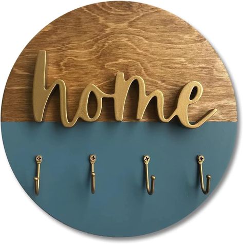 Interior Design Business Plan, Key Organization, Entryway Key Holder, Popsicle Stick Crafts House, Key Holder Diy, Wall Mounted Key Holder, Wood Jewelry Display, Key Holder For Wall, Wooden Key Holder