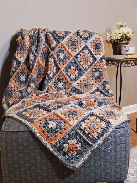 All Free Knit & Crochet Patterns – Page 5 – Lion Brand Yarn Granny Square Blanket Pattern, Square Blanket Pattern, Free Crochet Blanket Patterns, Lion Crochet, Crochet Lion, Crochet Size, Crochet Granny Square Blanket, Patterns Ideas, Granny Square Blanket