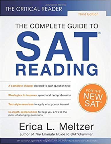 The Critical Reader, 3rd Edition: The Complete Guide to SAT Reading: Erica L. Meltzer: 9780997517873: Amazon.com: Books Sat Reading, Grammar Workbook, Critical Reading, Sat Prep, Grammar Book, College Board, Khan Academy, Book Categories, Best Books To Read