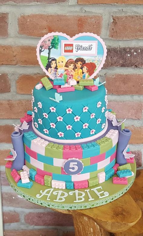 Edible lego friends bricks unofficial cake toppers cupcake toppers lego 30 bricks Lego Princess Cake, Lego Girls Birthday Party, Lego Friends Cake, Lego Friends Birthday Party, Cake Lego, Lego Friends Birthday, Lego Friends Party, Friends Joey, Why God Why