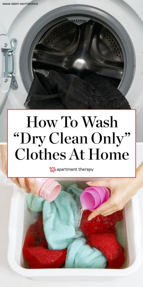 How To Dry Clean Clothes At Home, Dry Cleaning Clothes, Dry Cleaning At Home, Clean Clothes, Laundry Tips, Wash Clothes, Household Cleaning Tips, Diy Cleaners, Laundry Hacks