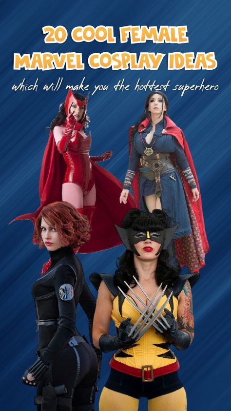 Hero’s And Villains Fancy Dress, Villain And Hero Costumes, Marvel Halloween Costumes Women Group, Women's Marvel Costumes, Women’s Marvel Halloween Costume, Marvel Superhero Costumes Women, Villain Costumes Female Diy, Marvel Avengers Halloween Costumes, Women Super Hero Costumes Diy