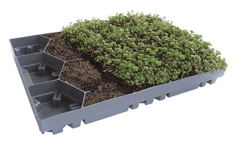 Sedum Roof, Green Roof System, Membrane Roof, Food Truck Design, Water Retention, Roofing Systems, Coconut Fiber, Truck Design, Organic Matter