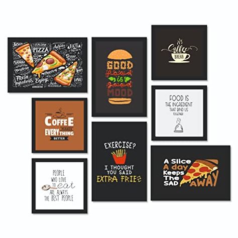 Food Frames On Wall, Cafe Graphics, Wall Frame Design, Cafe Theme, Mural Cafe, Galaxy Wallpapers, Diy Wall Decor For Bedroom, Cool Galaxy Wallpapers, Design Cafe