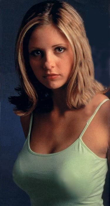 Sarah Michelle Gellar in a sheer transparent seethrough mint green halter top spaghetti strap blouse with an insufficiently matched bra, star of Buffy the Vampire Slayer, I know What You Did Last Summer, Scream, Scooby Doo, Cruel Intentions, the Grudge, Ringer, and The Crazy Ones, a modern classic beauty. #sarahmichellegellar #smg #blonde #blondes #seethrough #pokies #lingerie Sarah Michelle Gellar Buffy, Buffy Style, Green Halter Top, Emily Vancamp, Chloë Grace Moretz, Eliza Dushku, Kristin Kreuk, Elizabeth Hurley, Liv Tyler