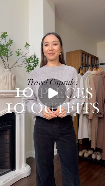 Jasmine Ricks on Instagram: "10 pieces, 10 outfits • I thought I would do something similar to my recent 3-3-3 challenge for a travel capsule [which also works great for weekly outfit planning]! I took 3 tops, 3 bottoms, 2 jackets & 2 pairs of shoes to create 10 outfit ideas [ideal for a 7-10 day trip!]. I tried to include a variety of casual + dressier outfits ideal for all day walking. This is just an example so you can always vary items based on your activities + weather but I think this is a great way to pack using versatile pieces! // You can comment ‘link’ to automatically receive all outfit details in a DM or visit my LTK ❤️" Comfy Outside Outfits, 10 Day Capsule Wardrobe Travel Light, 4 Days Outfit Travel, 12 Day Travel Wardrobe, Time Capsule Outfit Ideas, 4 Week Packing List, Comfy Winter Work Outfits For Women, 10 Items 10 Ways, 3 Day Outfit Packing Fall