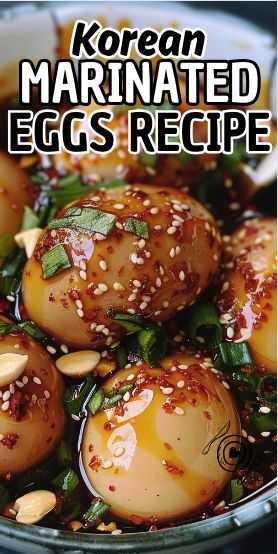 Korean Marinated Eggs Korean Style Eggs, Easy Healthy Japanese Meals, Korean Mayak Eggs Recipe, Egg Korean Dish, Marinated Jammy Eggs, Asian Eggs And Rice, Asian Marinaded Egg, Marinated Egg Recipes, Marinated Quail Eggs