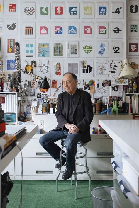 Graphic Design Workspace, Lance Wyman, Identity Graphic Design, Design Studio Workspace, Design Studio Office, Art Studio Space, Environmental Graphic Design, Workshop Design, Dream Studio