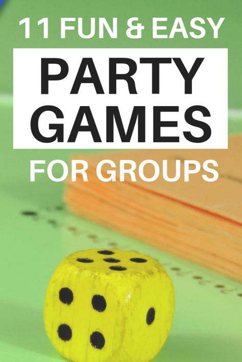 Fun and easy party games ideas for adults, families and groups. Great party games ideas for Christmas and holidays. Perfect icebreaker activities. #games #partygames #gameideas #groupgames Simple Party Games, Party Games For Groups, Party Games Ideas For Adults, Games Ideas For Adults, Games For Groups, Party Games Ideas, Party Games For Ladies, Party Games Group, Games For Ladies