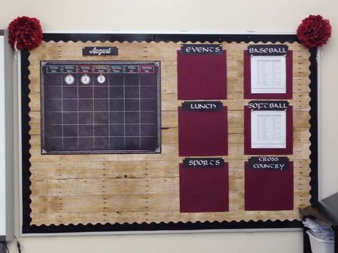 #schoolgirlstyle #industrial Bulletin Board Organization Office, Mens Classroom Ideas, Industrial Bulletin Board Ideas, Bulletin Board Announcement Ideas, Announcement Board Office, Announcement Board Ideas School, News Board Ideas, Office Announcement Board Ideas, Work Announcement Board