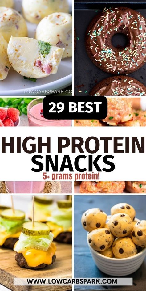 As someone who’s always on the go, I’ve found that choosing high-protein snacks is a lifesaver, especially when I don’t have time to cook. Not only do they keep me full for longer, but they also give me the energy boost I need to power through my day. That’s why I’m excited to share with you my favorite 29 high protein snacks. These are my go-to choices, each one super easy to prepare and deliciously satisfying. High Protein Snack Ideas, Protein Snack Ideas, Snacks To Try, Healthy High Protein Snacks, High Protein Snack, Resepi Biskut, Protein Dinner, Breakfast Low Carb, Healthy Protein Snacks