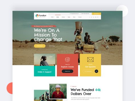 Nonprofit Website Design, Charity Marketing, Nonprofit Design, Nonprofit Website, Charity Foundation, Website Images, School Website, Web Layout Design, Web Layout