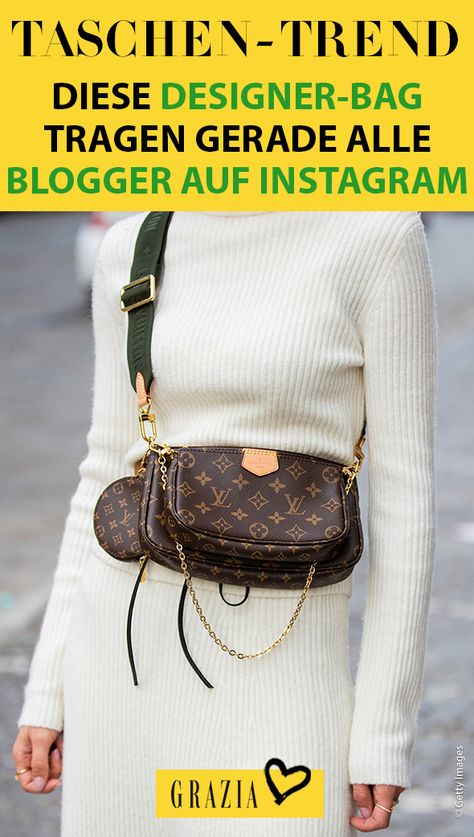 Es heißt jetzt sparsam sein, denn im kommenden Monat können wir die neueste It-Bag bei Louis Vuitton ergattern, nach der sämtliche Influencer bereits verrückt sind: die Multi Pochette. Wieso wir diese Taschen brauchen und wer sie bereits trägt, verraten wir jetzt! #grazia #grazia_magazin #tasche #handtasche #handbag #designer #blogger #instagram #louisvuitton #bag #itbag Louis Vuitton Taschen, Affordable Purses, Blogger Instagram, It Bag, Fashion Inspiration Board, Vuitton Bag, Stylish Bag, French Fashion, Louis Vuitton Bag