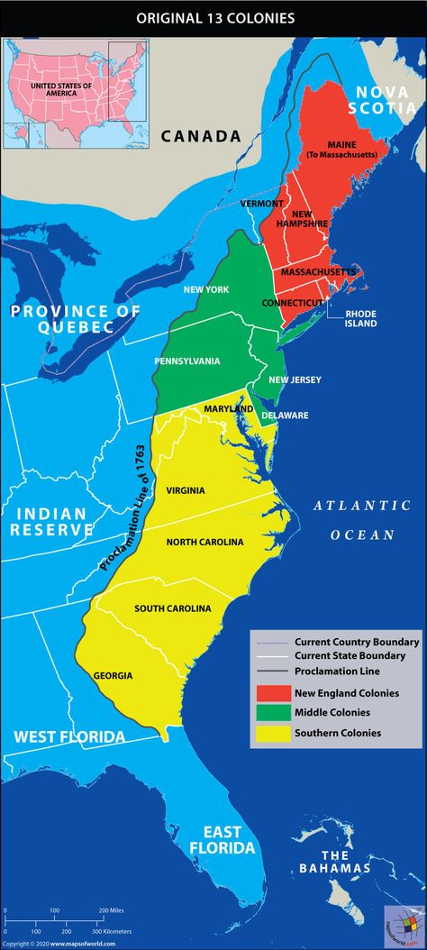 The 13 original colonies, represented by the 13 stripes in the US flag, were the British colonies that rose in revolt against the British and declared their independence, thus giving birth to a new country - the United States of America. #USA #K12 #Map 13 Colonies Activities, 13 Colonies Map, 13 Original Colonies, Teaching Us History, Thirteen Colonies, Social Studies Notebook, 13 Colonies, American History Lessons, England Map