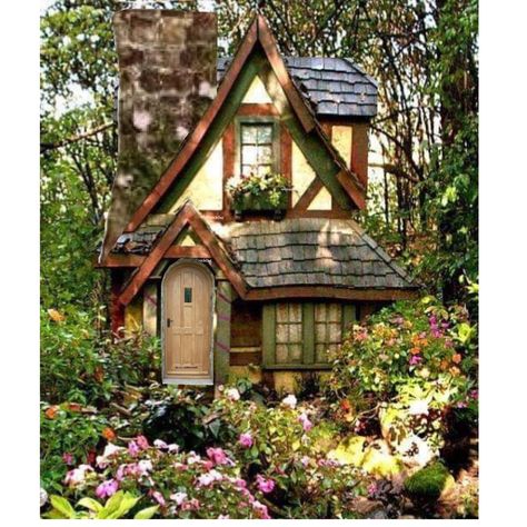 Garden Goblin, Woods Cottage, Cottage Core House, Fairytale House, Forest Cottage, A Small House, Cottage Aesthetic, House Cottage, Fairytale Cottage