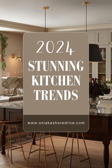 What‘s new for kitchen trends in 2024? Find the newest trends for kitchens for the ultimate home inspiration on my blog! 2024 Kitchen Trends, Modern Kitchen Trends, European Kitchen Design, Cabinet Trends, Remodeling Trends, Model Dapur, Kitchen Cabinet Trends, Classy Kitchen, Latest Kitchen Designs