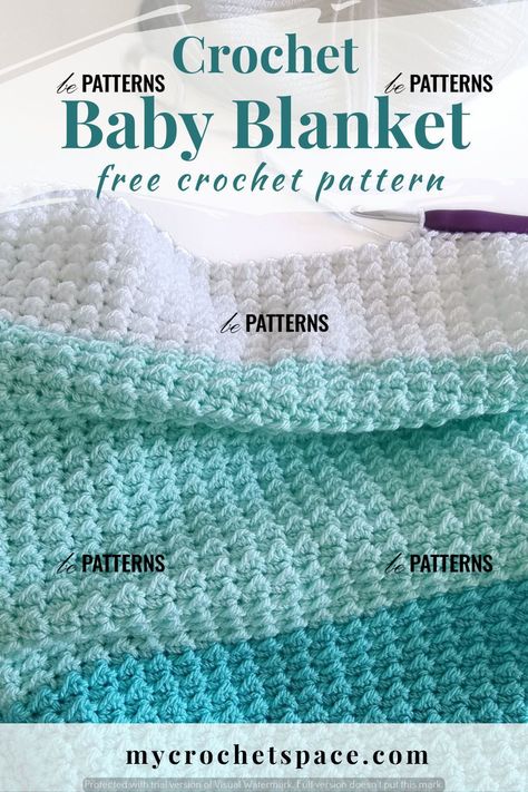 Modern Crochet Squilt Patterns: Contemporary Twist on a Classic Quilt Easy Crochet Baby Blanket Free Pattern, Crochet A Baby Blanket, Baby Blanket Crochet Pattern Easy, Crochet Beginners, Crochet Blanket Tutorial, Crochet Baby Blanket Beginner, Blankets Crochet, Baby Boy Crochet Blanket, Crochet Baby Blanket Free Pattern