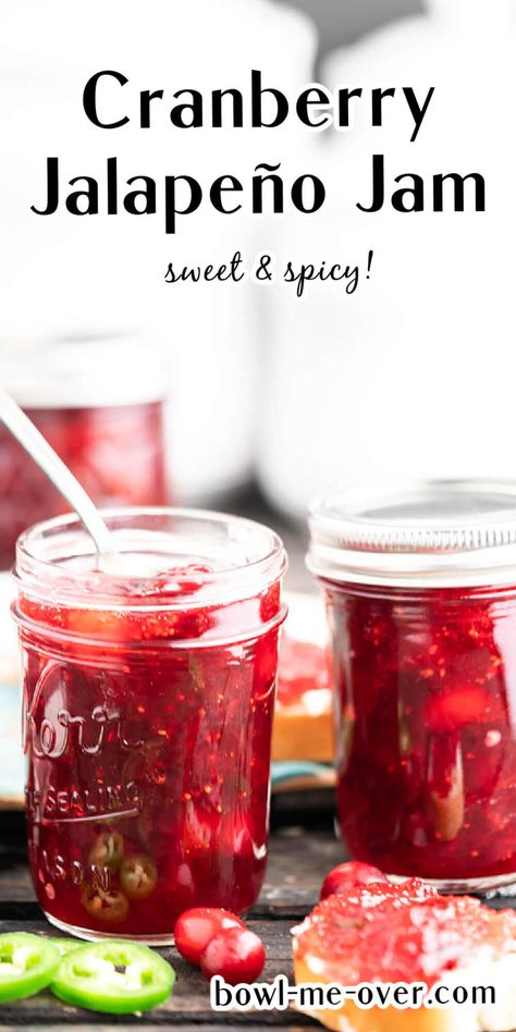 Ground Cherry Jalapeno Jelly, Blackberry Jalapeno Jam Jelly Recipes, Winter Jams And Jellies, Jarred Jalapeno Recipes, Jalepeno Canning Recipe, Cranberry Pepper Jelly Recipe Canning, Cranberry Jalapeno Jam Canning, Cranberry Jalapeño Jelly, Jalapeno Cranberry Jelly