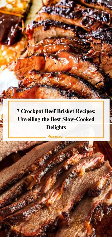 Unveil the best slow-cooked delights with our 7 Crockpot Beef Brisket Recipes! 🥩🔥 Let your slow cooker do the work while you enjoy tender and flavorful brisket!         #DishPulse #CrockpotBrisket #SlowCookerRecipes #ComfortFood #FlavorfulCreations #HomemadeGoodness #CookingInspiration 𝗗𝗼𝘂𝗯𝗹𝗲-𝘁𝗮𝗽 𝗶𝗳 𝘁𝗵𝗶𝘀 𝗰𝗮𝘂𝗴𝗵𝘁 𝘆𝗼𝘂𝗿 𝗲𝘆𝗲! Crockpot Beef Brisket, Brisket Recipes Crockpot, Slow Cooker Beef Brisket, Brisket Crock Pot, Slow Cooker Brisket, Beef Brisket Recipes, Homemade Barbecue Sauce, Brisket Recipes, Slow Cooked Beef