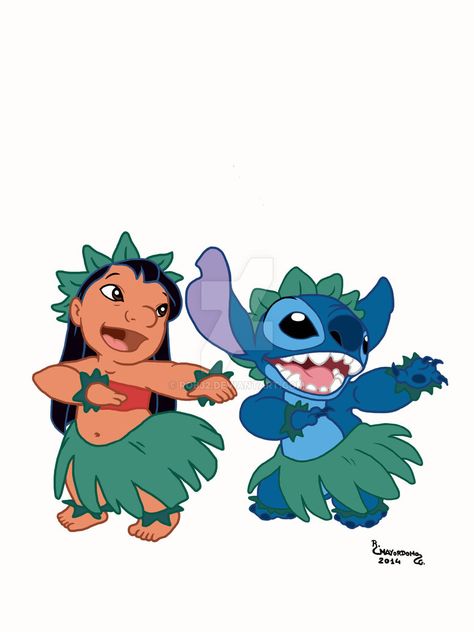 Lilo Y Stitch, Lilo And Stitch, Cartoon Characters, Dancing