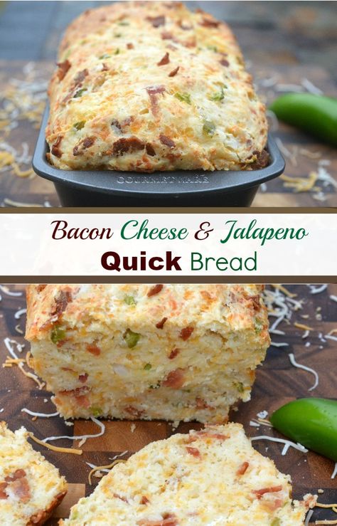 Jalapeno Quick Bread, Fast Bread, Best Pizza Dough, Easy Bacon, Stuffed Jalapenos With Bacon, Bread Machine Recipes, Quick Bread Recipes, Delicious Bread, Bakery Bread