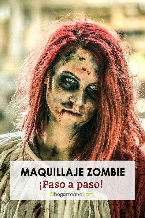 Te enseñamos cómo hacer el clásico maquillaje de zombie, una idea muy original para tu disfraz de Halloween. ¡Arrasarás! 🧟‍♂️🧟‍♀️ #belleza #maquillaje #maquillajehalloween #halloween #maquillajezombie #zombie #ideashalloween #disfrazhalloween Zombie Make Up Halloween, Maquillaje Zombie Halloween, Halloween Zombie Makeup, Spooky Halloween Makeup, Zombie Ideas, Halloween Maquillaje, Theatre Makeup, Pumpkin Queen, Halloween Makeup Ideas