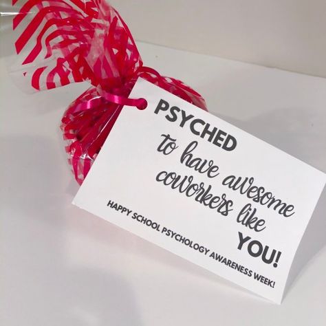 Psychologist Appreciation Gifts, School Psychology Awareness Week, School Psychology Week Ideas, School Psych Appreciation Week, School Psychologist Appreciation Gift, School Psychologist Gift Ideas, Psychology Gifts Ideas, School Psychologist Appreciation Week, School Psychologist Gifts