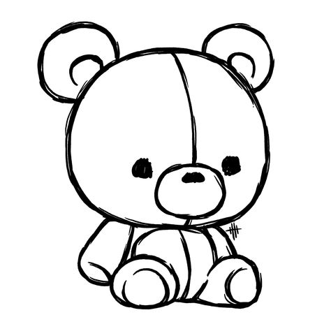 i love these teddies. someone with a bunch of extra money please reach out and let me make a giant chrome one for your living room #teddy #art #artist #drawing #illustration #cute #kawaiiart Drawing Of A Teddy Bear, Toys Drawing Illustrations, How To Draw A Teddy Bear, A Bear Drawing, Teddy Bear Drawings, Painted Toploader, Simple Teddy Bear Drawing, Cool Teddy Bear Drawing, Teddy Bear Sketch Pencil