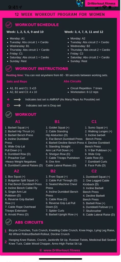 At Home Workout Split For Women, Workout Split 5 Day Women Dumbbell, Weekly Weight Lifting Schedule For Women, 30 Day Weight Lifting Plan For Women, Female Bodybuilding Workout, Womens Workout Schedule, Gym Split Schedule Women 5 Day, 4 Day Split Workout Routine For Women, Lifting Program For Women