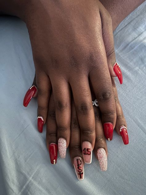 Nail ideas to honor my Sorority Sorority Nails Ideas, Delta Sigma Theta Nails, Delta Nails, Rush Nails, Sorority Nails, Delta Girl, Color For Nails, Delta Sorority, Sorority Rush