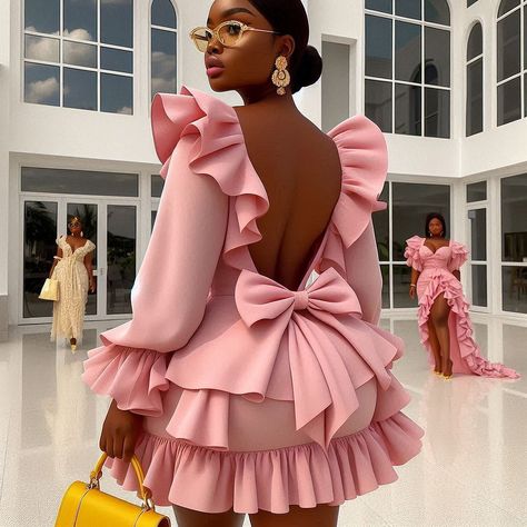 Definitely recreating slide one in white color as a bridal shower guest and the pink one for a date 🥰💃🏽 can you illustrate like folah ? 😁 We are the best 🤗🙌 Dm to know more about our services Tag your loved ones and kindly share Drop a ❤️ #tailorcatalogue #tailorcataloguepage #viral #tailor #lagosfashionista #lagos #fashion #dinnergowns #wedding #AsoEbiBella #dinner #stylish #creative #asoebibellanaija #reels #viralreels #dinnerwear #fashionstyles #bellanaijaweddings #bellanaija #fa... Pink Wedding Outfit Guest, Elegant Wedding Guest Dress Classy, Cute White Dresses Classy, Short Dress For Wedding Guest, Dress Inspo Outfit, Fashion Design Outfits, Dinner Gowns Classy Style, Dresses For Dinner, Dinner Gowns Classy