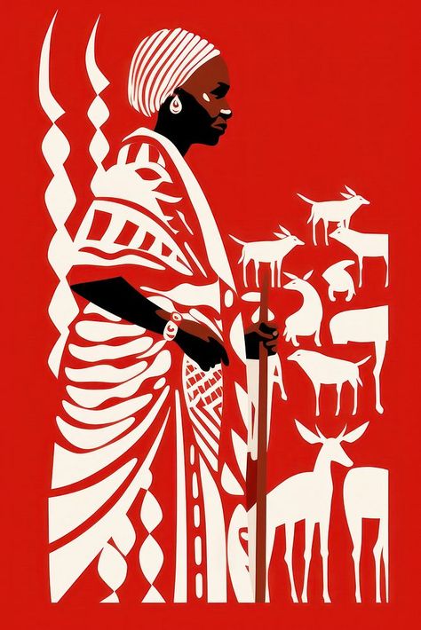 African Man Art, African Culture Art, African Poster, African Illustration, Mask Fashion, Africa Art, Black Anime Characters, Afro Art, Beautiful Picture