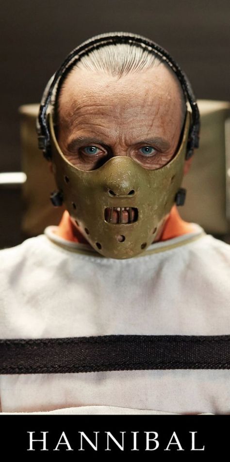 Hannibal Lecter • Anthony Hopkins in The silence of the Lambs (1992) Hannibal Lecter Anthony Hopkins, Hanibal Lector, Hannibal Movie, Anthony Hopkins Hannibal Lecter, Hannibal Lecter Mask, Hannibal Lector, Dr Hannibal Lecter, The Silence Of The Lambs, Horror Drawing